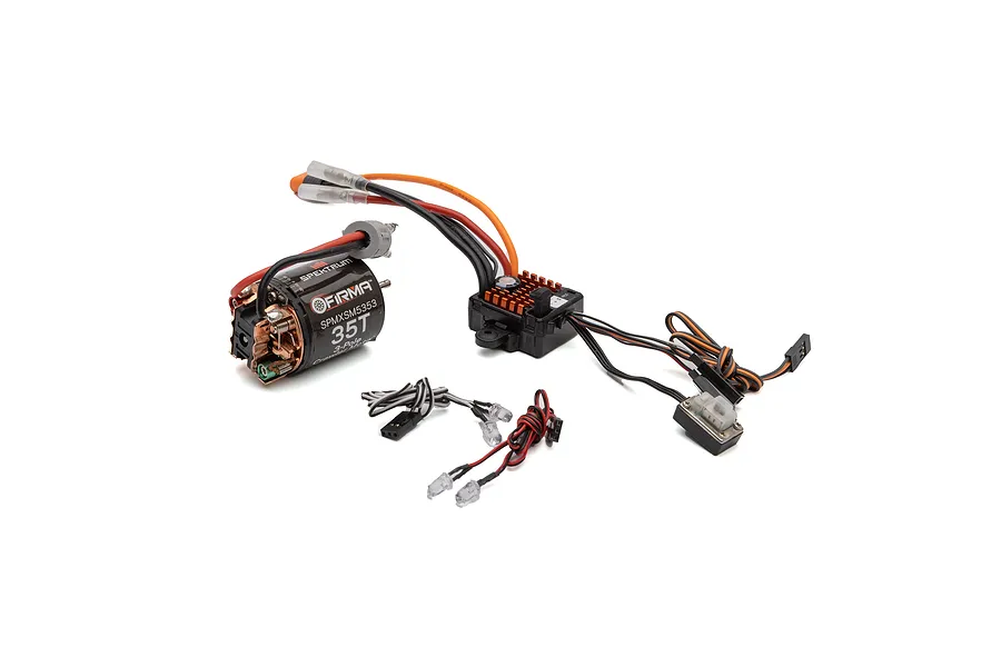 Spektrum Firma 35T 3-Pole Brushed Motor &amp;amp; Smart 70A ESC Combo image 75175