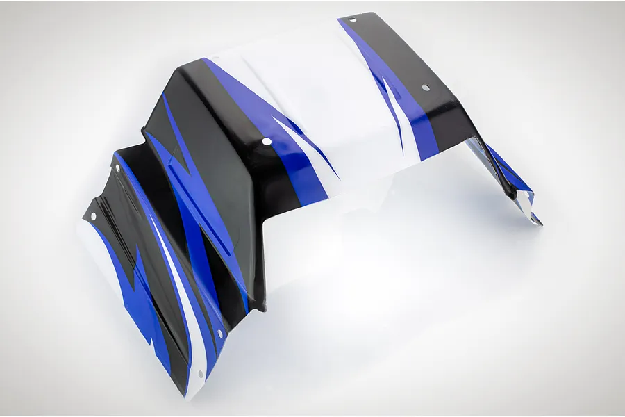 Rovan 1/5 5IVE-T Completed Painted Blue Body Shell &amp;amp; Roll Cage Kit image 75380