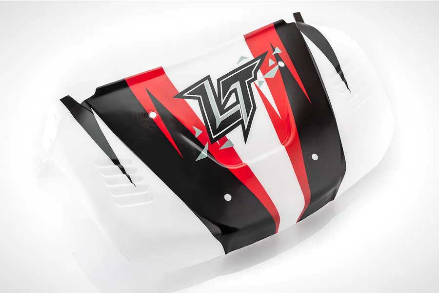 Rovan 1/5 5IVE-T Completed Painted Red Body Shell &amp;amp; Roll Cage Kit image 75389