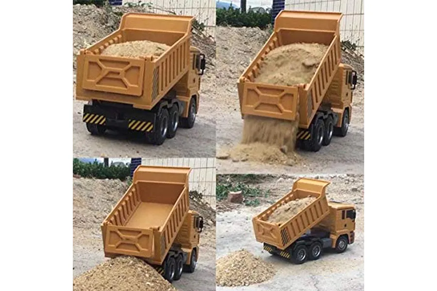 HuiNa 1332 Dump Truck RC Construction Vehicle Electric 1/18 Scale RTR image 75403