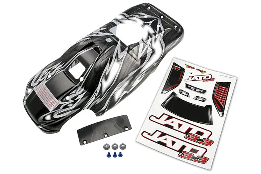 Traxxas 1/10 Jato 3.3 Black Prographix Body Shell image 75408