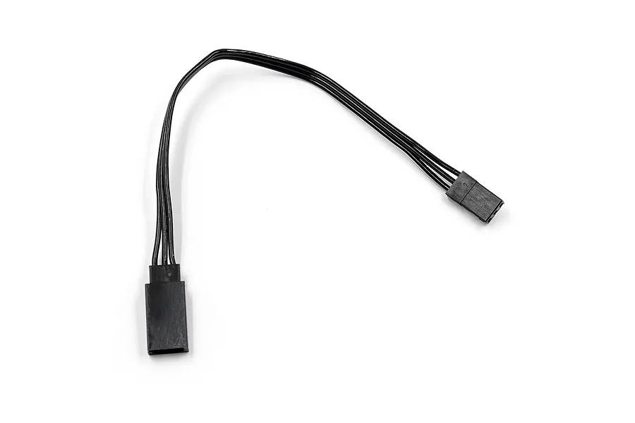 Yeah Racing 150mm Black High Current Servo Wire w/ JR/Futaba Plug image 75441
