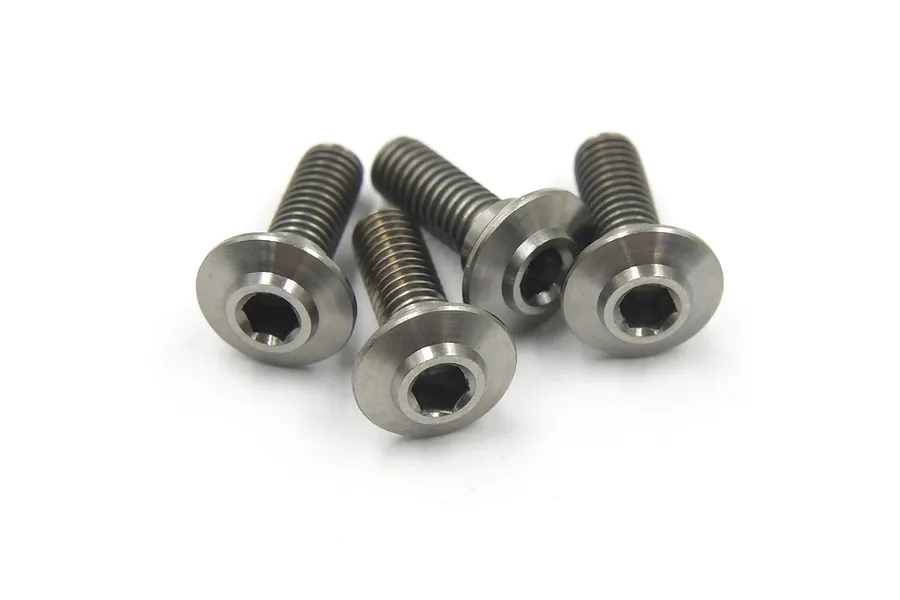 Yeah Racing Titanium 3x9mm Servo Lock Screws 4Pcs image 75444