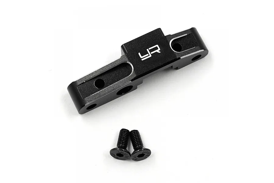 Yeah Racing Black Aluminium Rear Suspension Arm Pin Brace for Kyosho Optima Mid image 75447