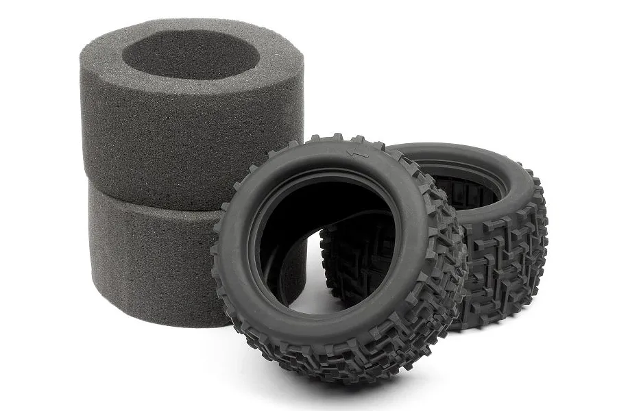 HPI 3.2&amp;quot; Bullet MT/ST Ammunition Tyres 2Pcs image 7550