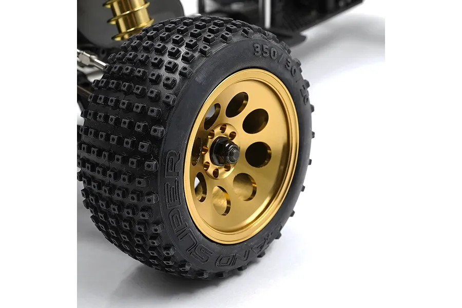 Yeah Racing 2.1&amp;quot; Gold Aluminium 8 Spoke Rims 4Pcs image 75516