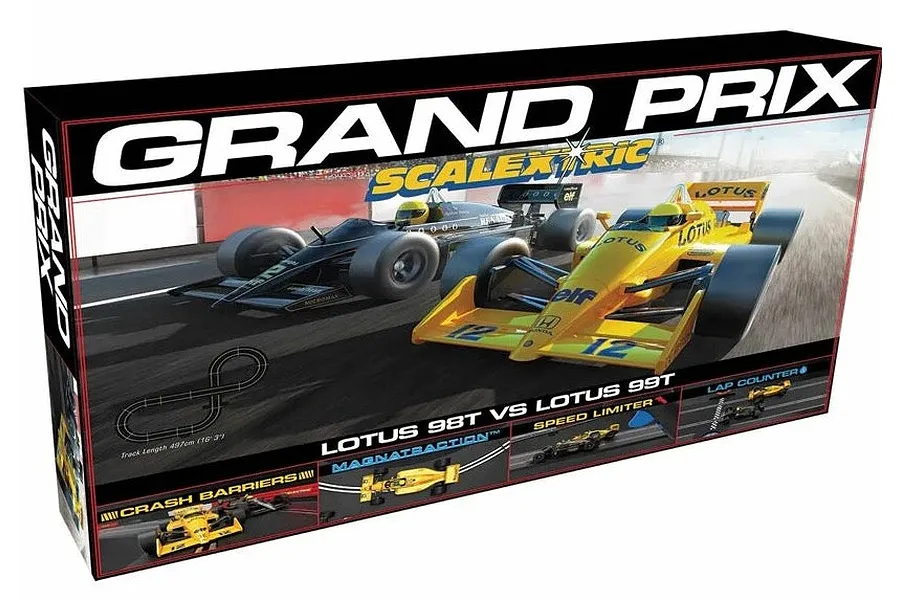 Scalextric 1/32 1980&amp;#039;s Grand Prix Slot Car Set image 75527