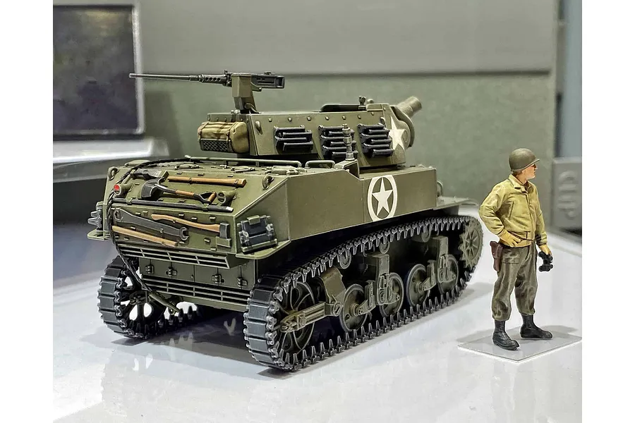 Tamiya 1/48 U.S. Howitzer Motor Carriage M8 Scaled Plastic Model Kit image 2