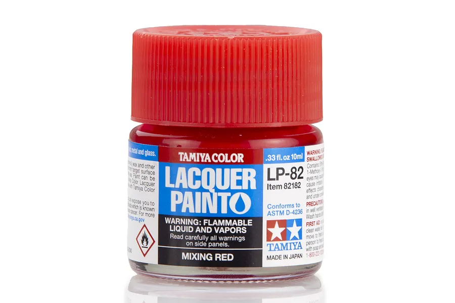 Tamiya LP-82 Mixing Red Lacquer Paint 10ml image 75568