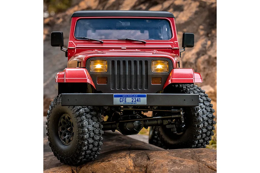 FMS Mashigan RS RC Rock Crawler Electric 4WD 1/10 Scale RTR - Red image 75678