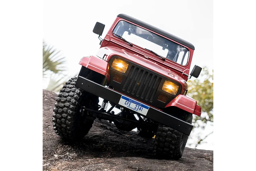 FMS Mashigan RS RC Rock Crawler Electric 4WD 1/10 Scale RTR - Red image 75681