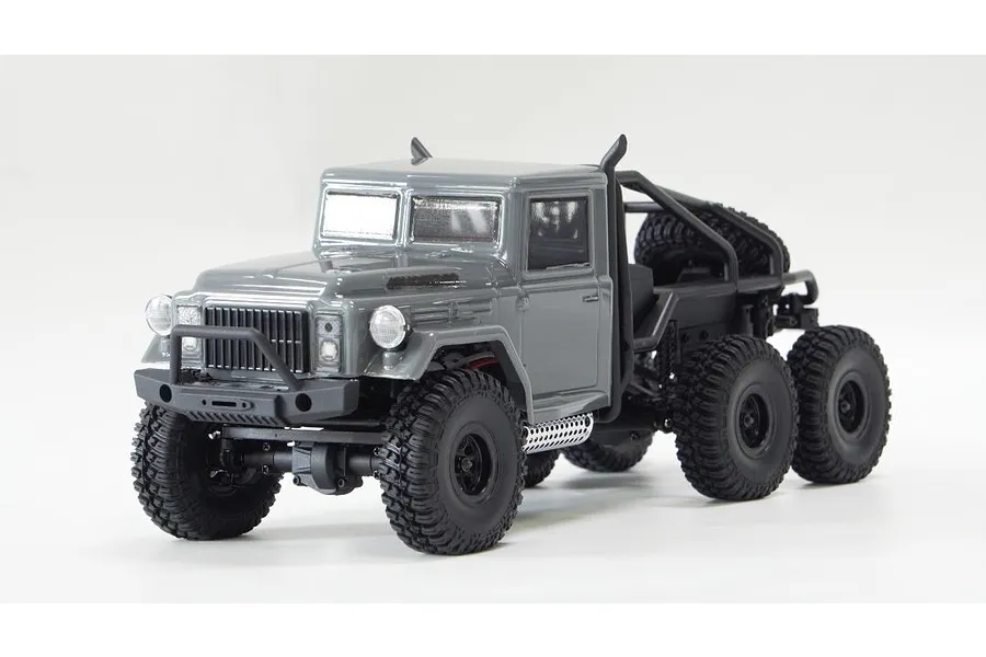 Hobby Plus CR-18 Conqueror RC Rock Crawler Electric 6WD 1/18 Scale RTR - Grey image 75730