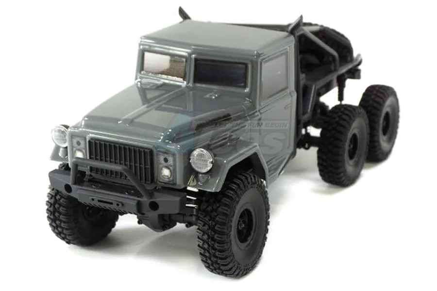 Hobby Plus CR-18 Conqueror RC Rock Crawler Electric 6WD 1/18 Scale RTR - Grey image 75735