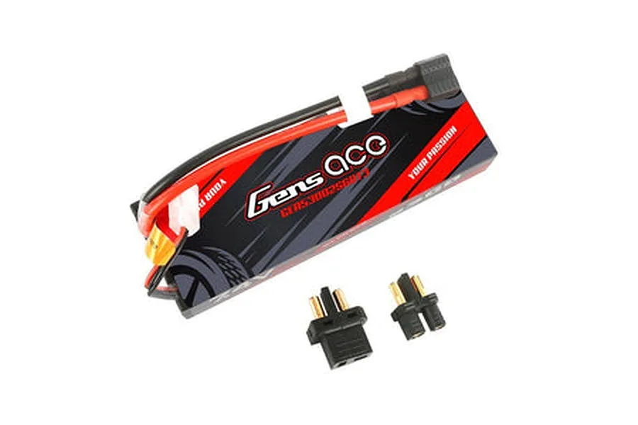 Gens Ace 7.4V 5300mAh 60C Hard Case LiPo Battery image 75750