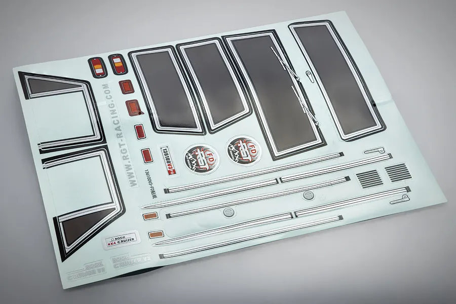 RGT Clear Unpainted Body Shell image 2
