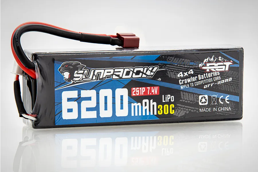 RGT 7.4v 6200mAh LiPo Battery image 75818