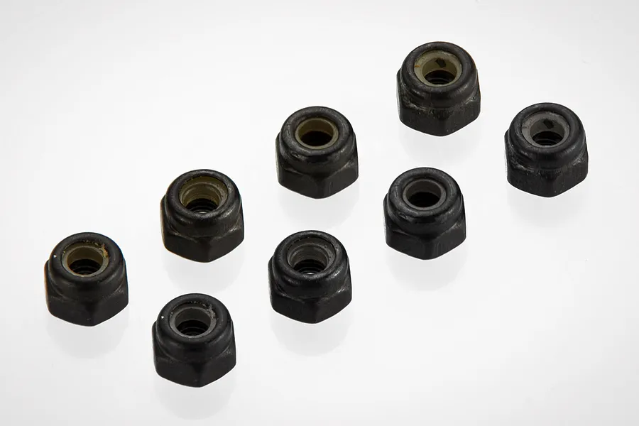 RGT 2.5mm Aluminium Nyloc Nuts 8Pcs image 75852