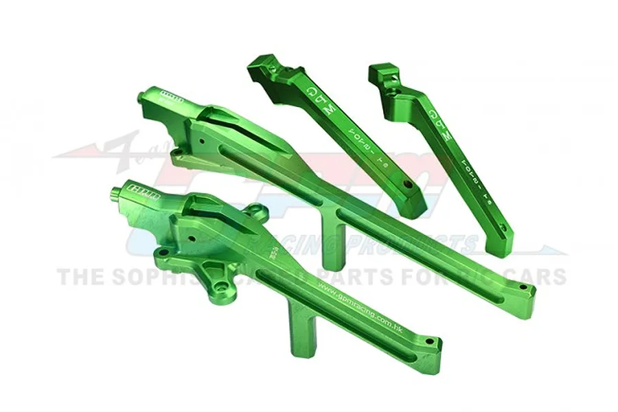 GPM Green Aluminium Chassis Brace Set image 75981