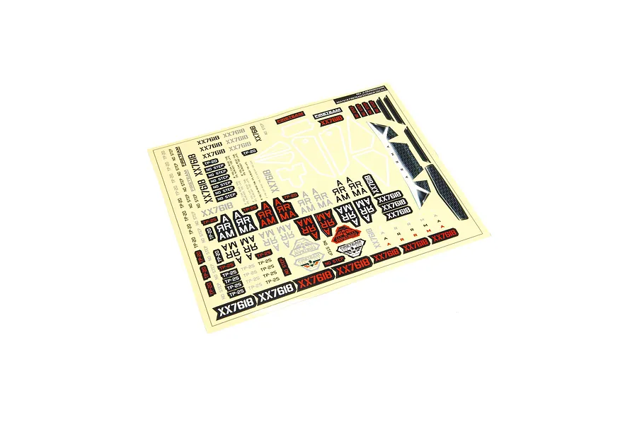 ARRMA 1/7 Clear Unpainted Body Shell Panel Set image 76014