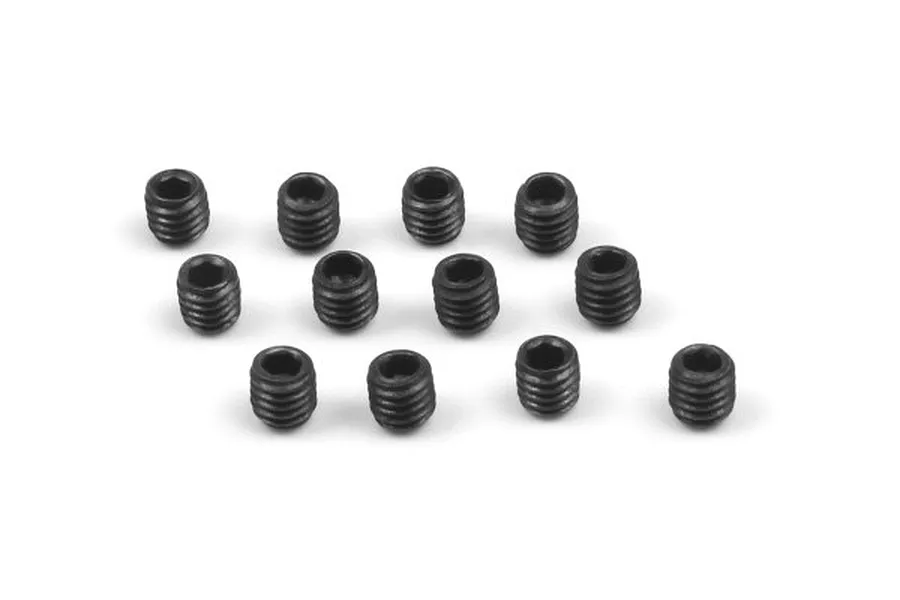 BlackZon 3x3mm Fine Thread Grub Screws 12Pcs image 76096