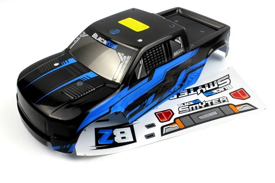 BlackZon 1/12 MT Black/Blue Painted Body Shell image 76119