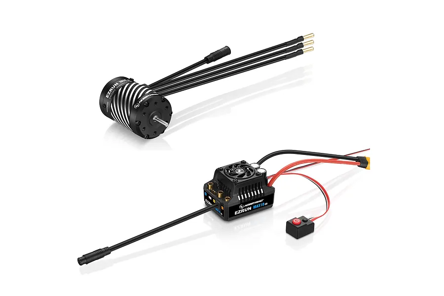 Hobbywing Max10 G2 80A ESC &amp;amp; 3665SD 4100Kv Brushless Motor Combo image 76178