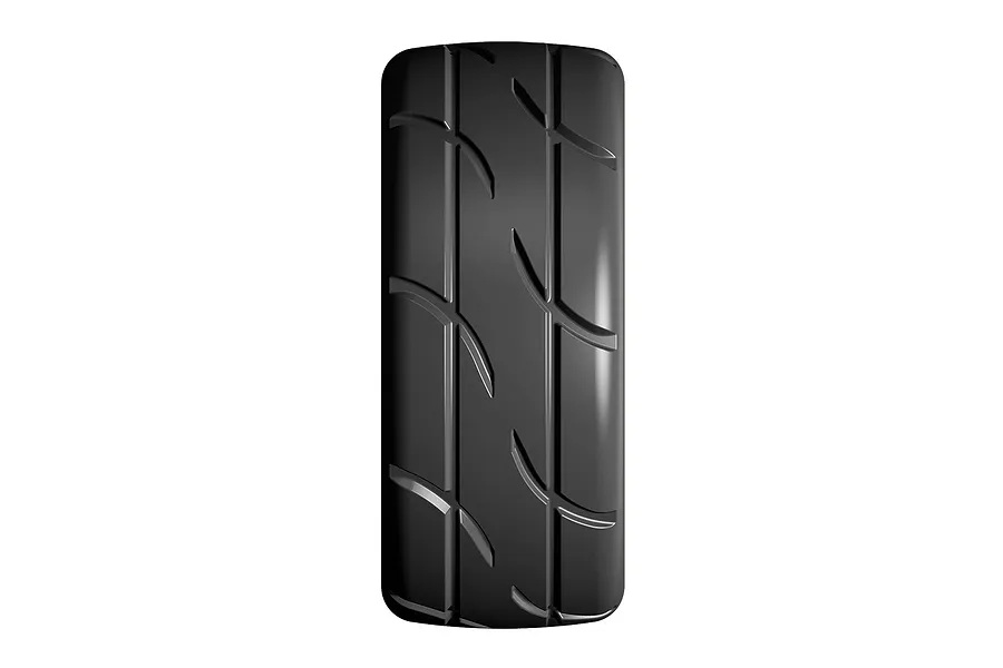 GRP 3.1&amp;quot; GT-T03 Revo XM2 Super Soft Compound Tyres on White Spoke Flex Rims - Glued Wheels 2Pcs image 76194