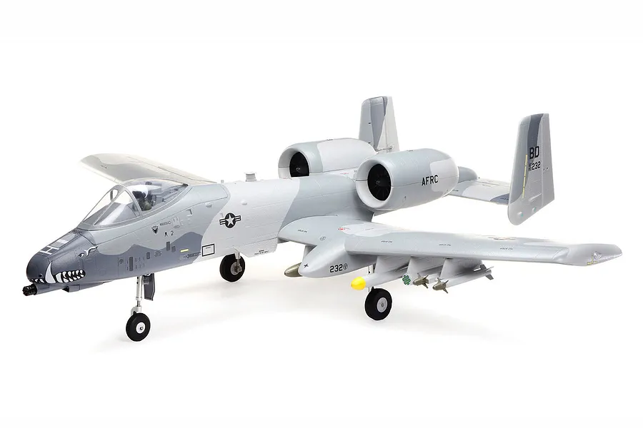 E-Flite RC Plane A-10 Thunderbolt II 1.2m Twin EDF Jet BNF Basic with AS3X and Safe Select Technology image 76288