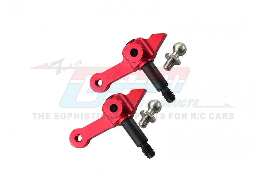 GPM Red Aluminium Steering Hubs 2Pcs image 1