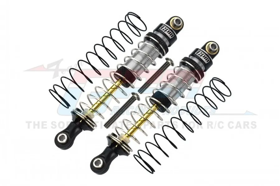 GPM Silver Aluminium 80mm Adjustable F/R Shocks 2Pcs image 1