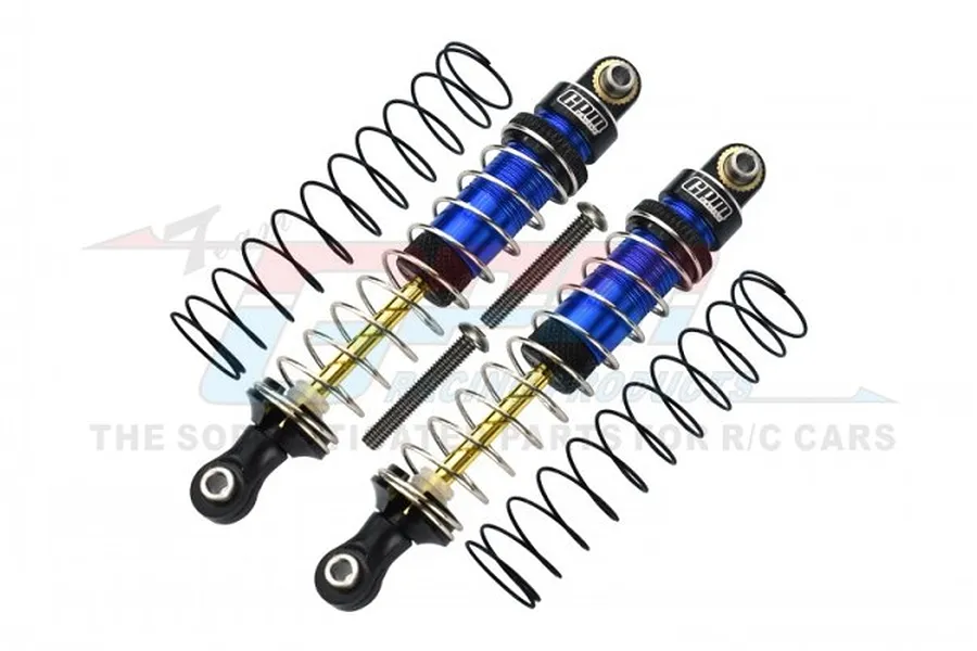 GPM Blue Aluminium 80mm Adjustable F/R Shocks 2Pcs image 1