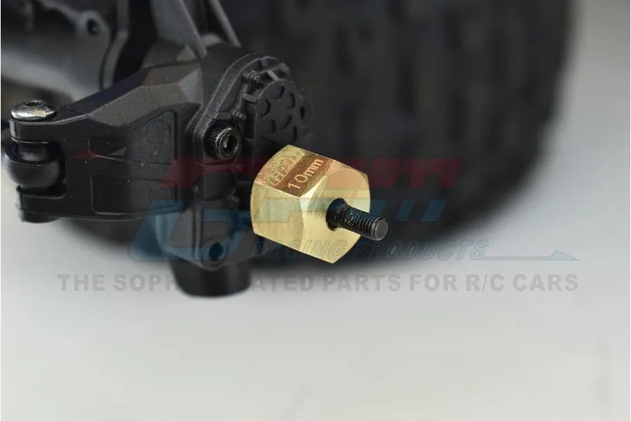 GPM Brass 12mm Wheel Hexes 4Pcs image 2