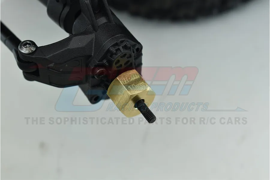 GPM Brass 12mm Wheel Hexes 4Pcs image 3