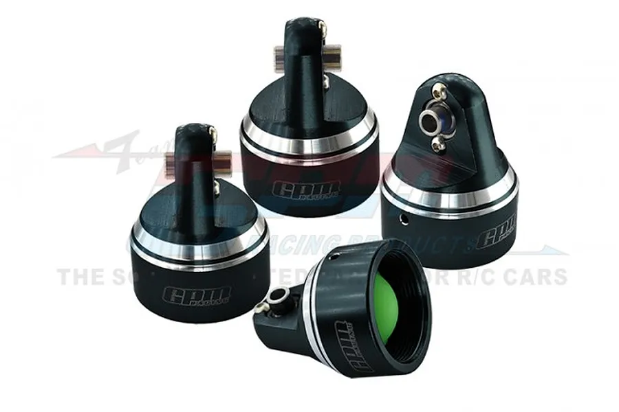 GPM Black Aluminium Shock Caps 4Pcs image 76415