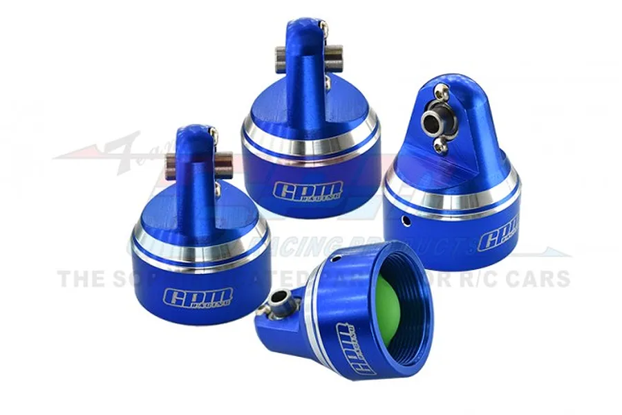 GPM Blue Aluminium Shock Caps 4Pcs image 76416