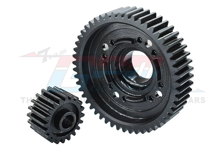GPM Carbon Steel 51/20T Centre Output &amp;amp; Input Gears 2Pcs image 2