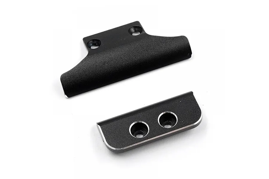 Yeah Racing Black Aluminium Front &amp;amp; Rear Bumpers 2Pcs image 76454