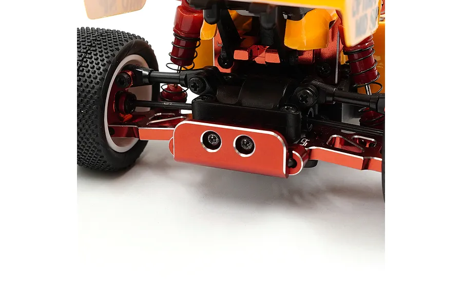 Yeah Racing Red Aluminium Front &amp;amp; Rear Suspension Mounts 2Pcs image 76468