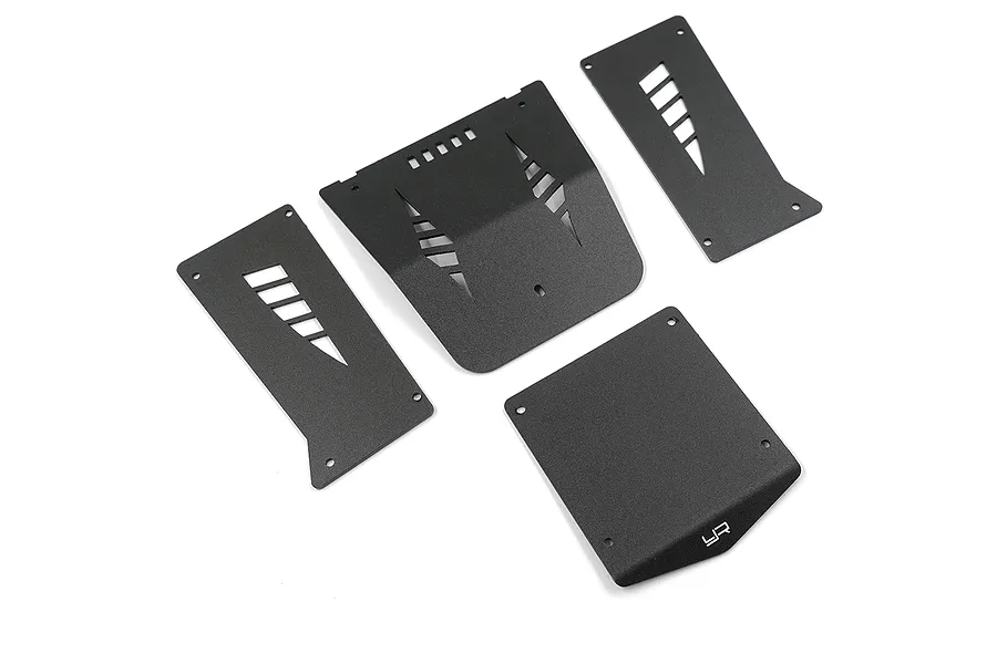 Yeah Racing Black Aluminium Cage Protector Panel Set image 76503