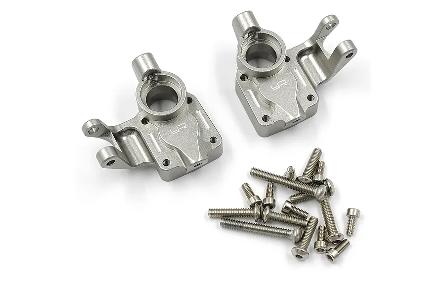 Yeah Racing Gunmetal Aluminium Steering Hubs Set image 76506