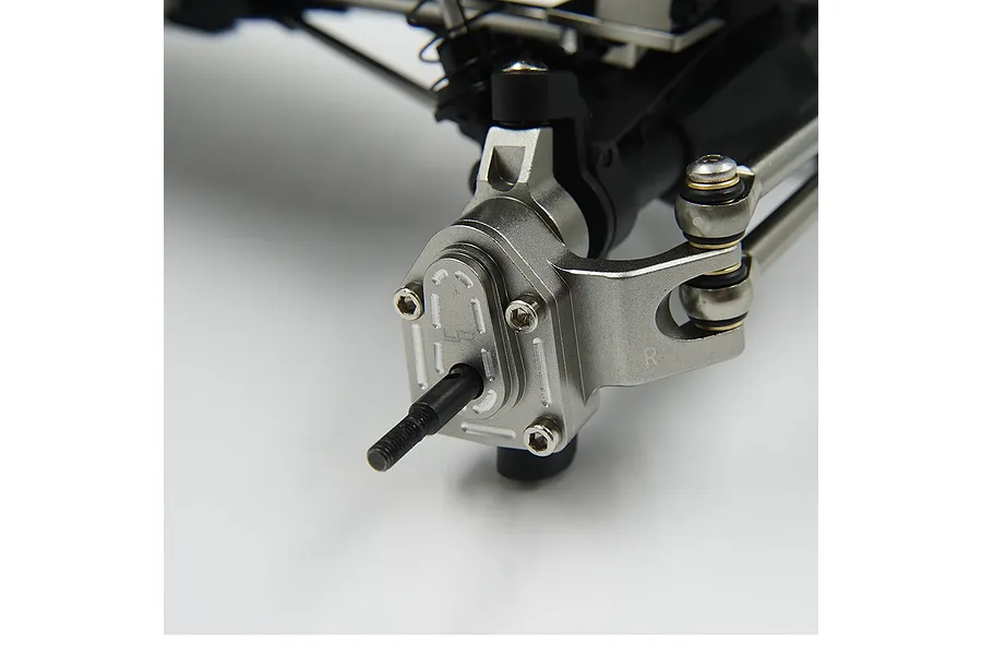 Yeah Racing Gunmetal Aluminium Steering Hubs Set image 76507