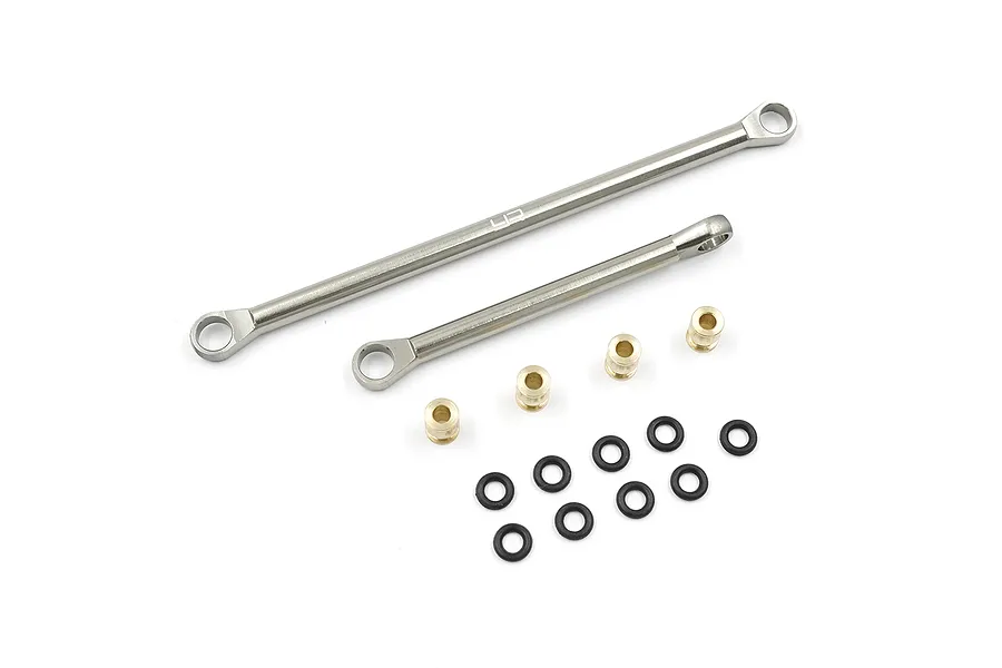 Yeah Racing Gunmetal Aluminium Steering Links Set image 76513