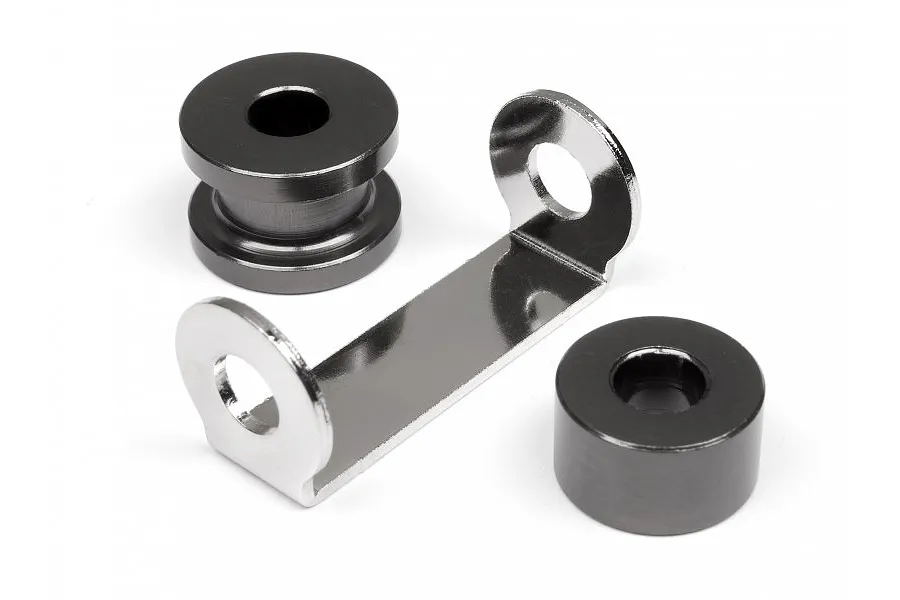HPI Baja 5B/5SC/5T Gunmetal Fuelie Engine Spacer Set image 7659