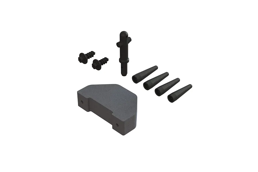 ARRMA Front Bumper &amp;amp; Roll Cage Mount Set image 76596