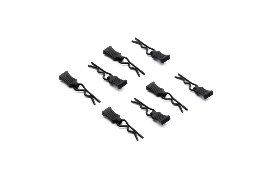 Axial Black 6mm Body Pins w/ Tabs 8Pcs image 76607