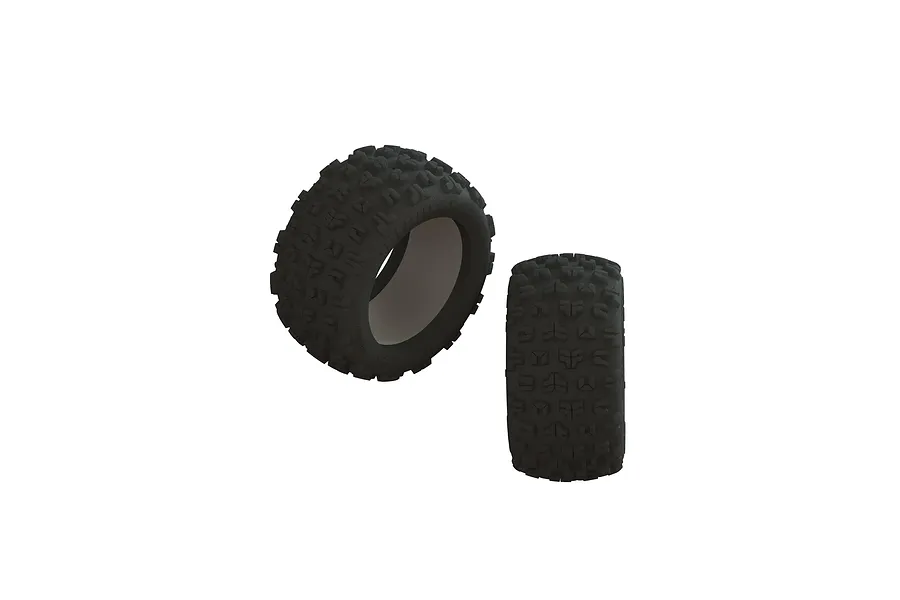 ARRMA 3.8&amp;quot; dBoots Copperhead2 LP Tyres w/ Foam Inserts 2Pcs image 76636