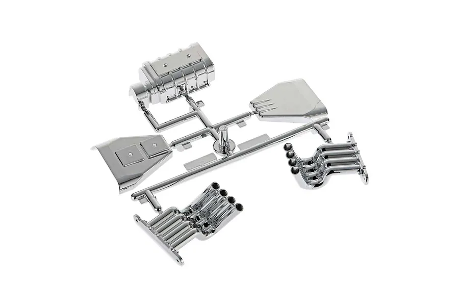 Axial Chrome Monster Truck Motor Details Set image 76648
