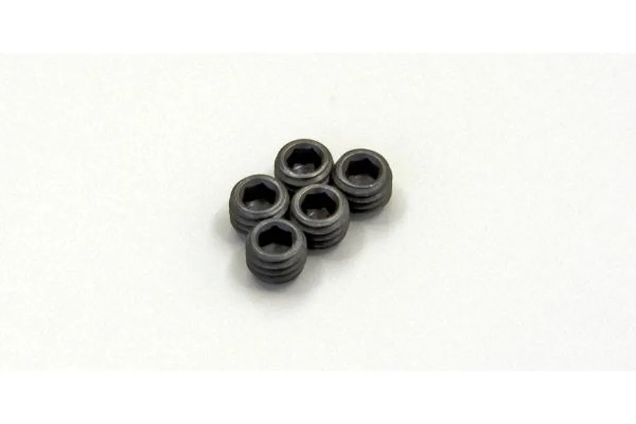 Kyosho 5x4mm Fine Thread Grub Screws 5Pcs image 76675