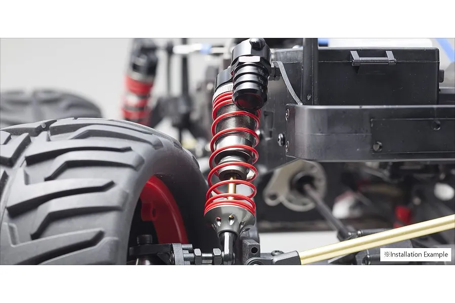 Kyosho Gunmetal Aluminium PBR Piggy Back Shocks 2Pcs image 76679