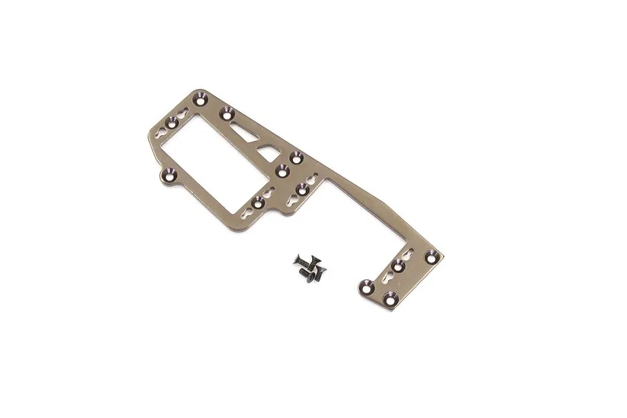 Kyosho Gunmetal Aluminium Electronics Mount image 76698